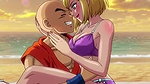 Android 18 & Krillin beach house Passion – Romantic 3D Anime