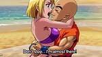Android 18 & Krillin beach house Passion – Romantic 3D Anime