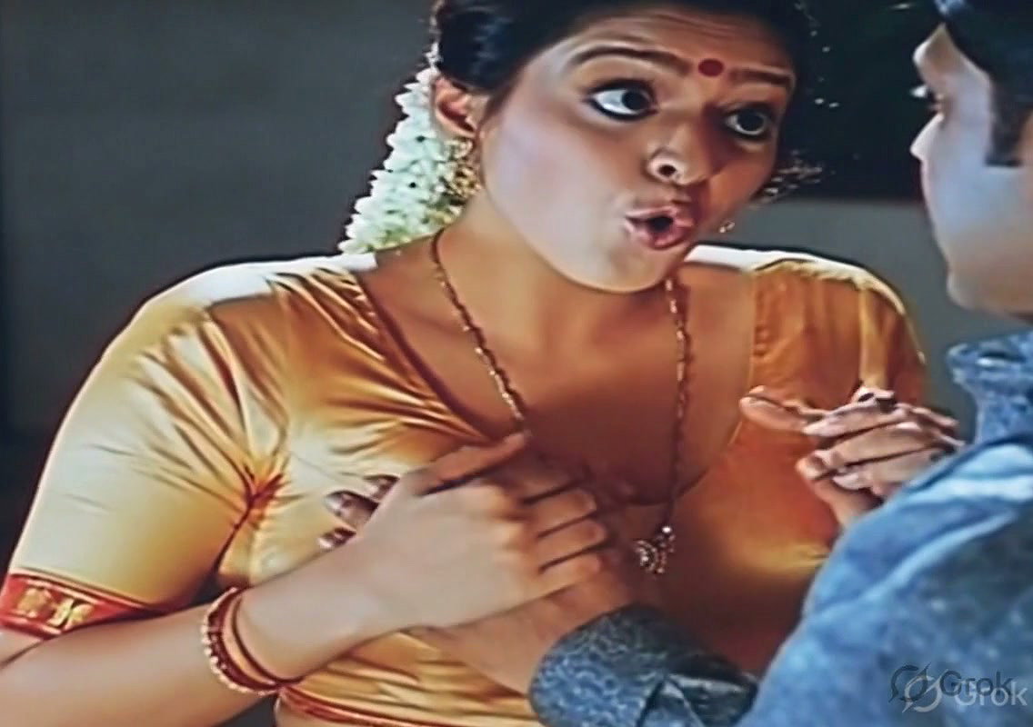 [6 CLIPS in same thread] Nagma guding boyfriend’s hands to her boobs VERY HOT (2)4