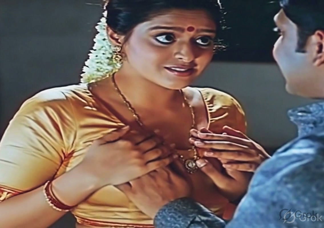 [6 CLIPS in same thread] Nagma guding boyfriend’s hands to her boobs VERY HOT (2)4