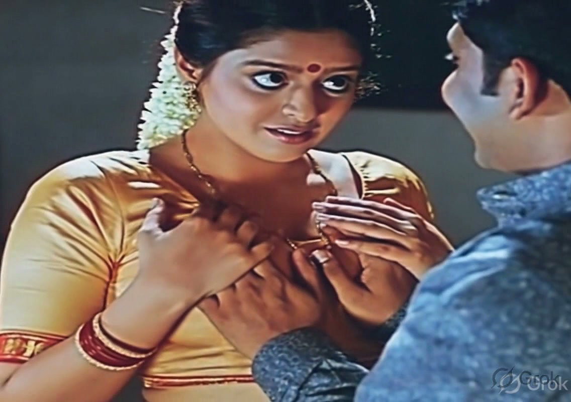 [6 CLIPS in same thread] Nagma guding boyfriend’s hands to her boobs VERY HOT (2)4