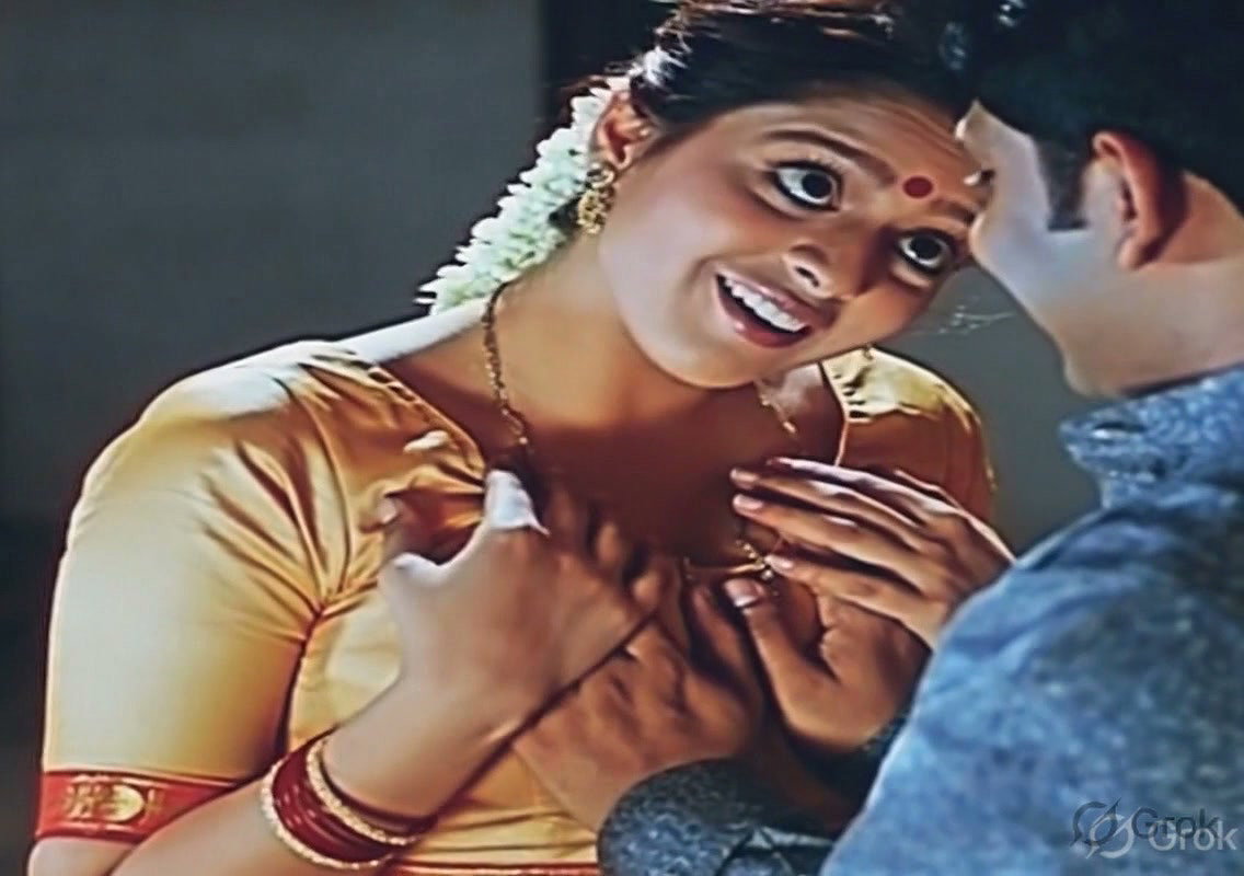 [6 CLIPS in same thread] Nagma guding boyfriend’s hands to her boobs VERY HOT (2)4