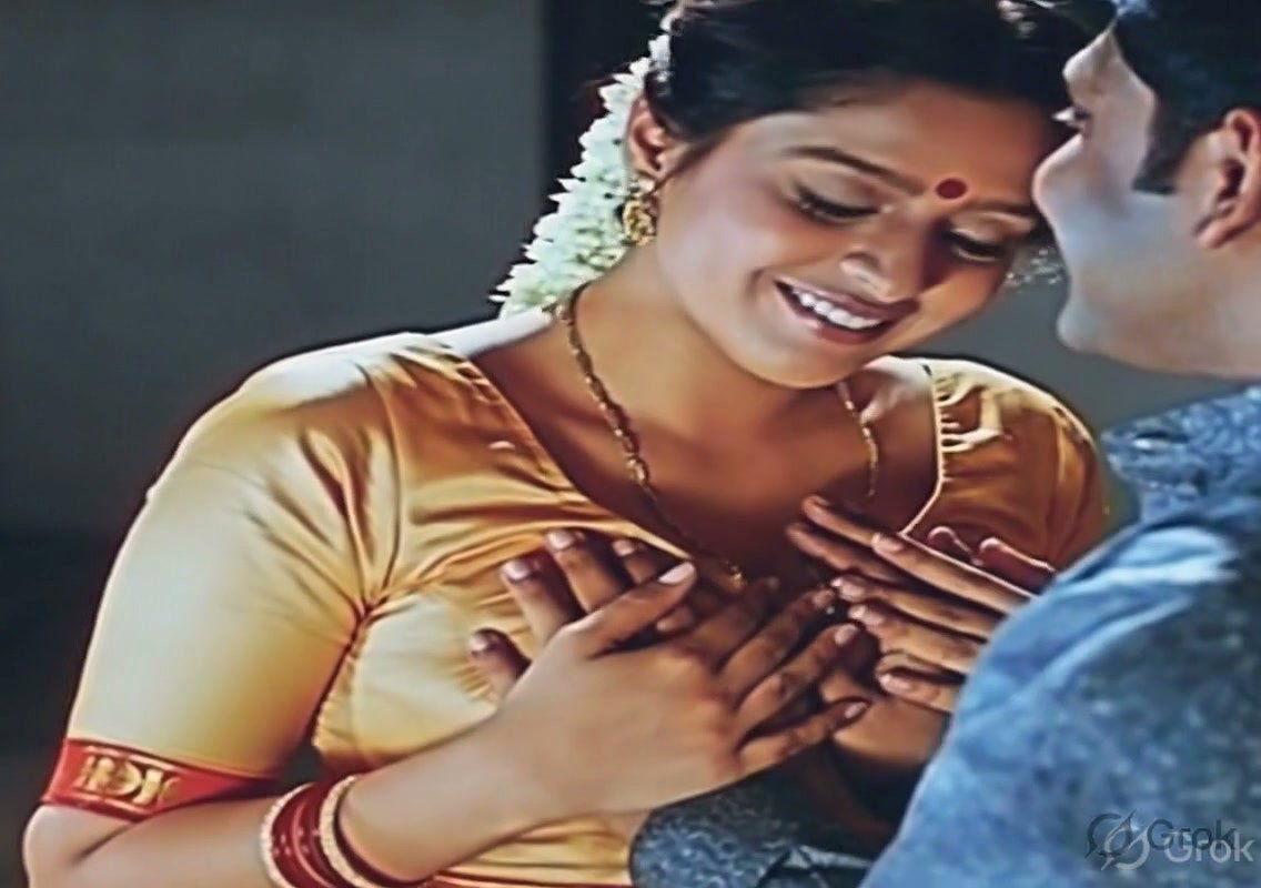 [6 CLIPS in same thread] Nagma guding boyfriend’s hands to her boobs VERY HOT (2)4