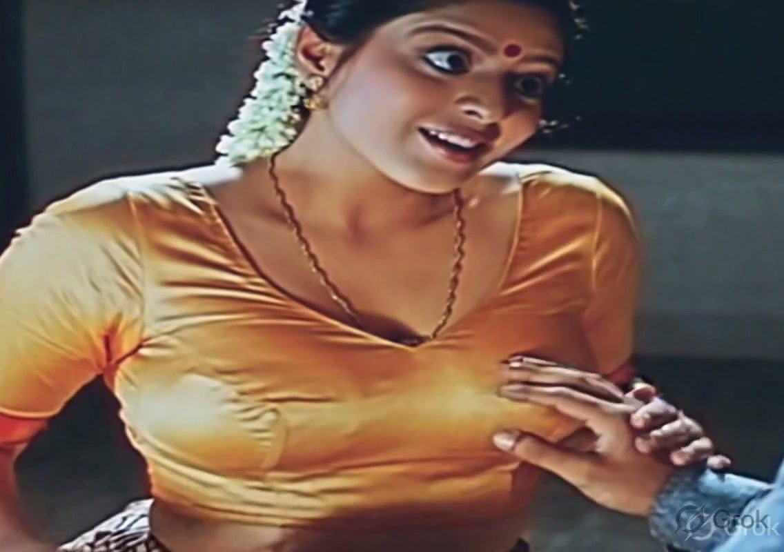 [6 CLIPS in same thread] Nagma guding boyfriend’s hands to her boobs VERY HOT (2)5