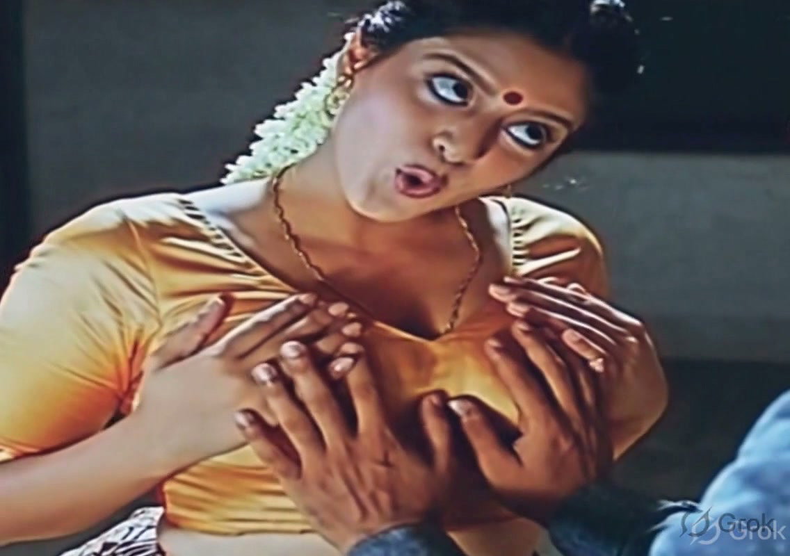 [6 CLIPS in same thread] Nagma guding boyfriend’s hands to her boobs VERY HOT (2)5