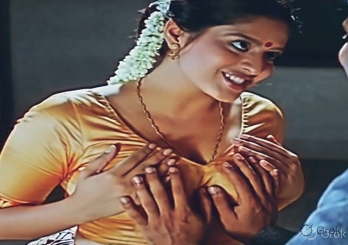 [6 CLIPS in same thread] Nagma guding boyfriend’s hands to her boobs VERY HOT (2)5