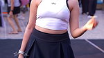 ADITI SEXY BABE IN MINI SKIRT FLAUNTING YUMMM (2)2