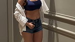 BADDIE DIVA AMEESHA PATEL CURVES TO FAP IN BRA TOP AND SHORT PANTS (2)2