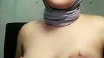 Chubby Hijabi Girl Fucking with Lover Live WebStream (2)2