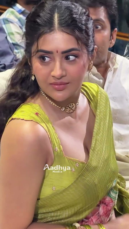 Cute girl in saree hot boobs show in blouse (2)2