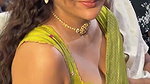 Cute girl in saree hot boobs show in blouse (2)2