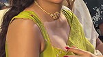 Cute girl in saree hot boobs show in blouse (2)2