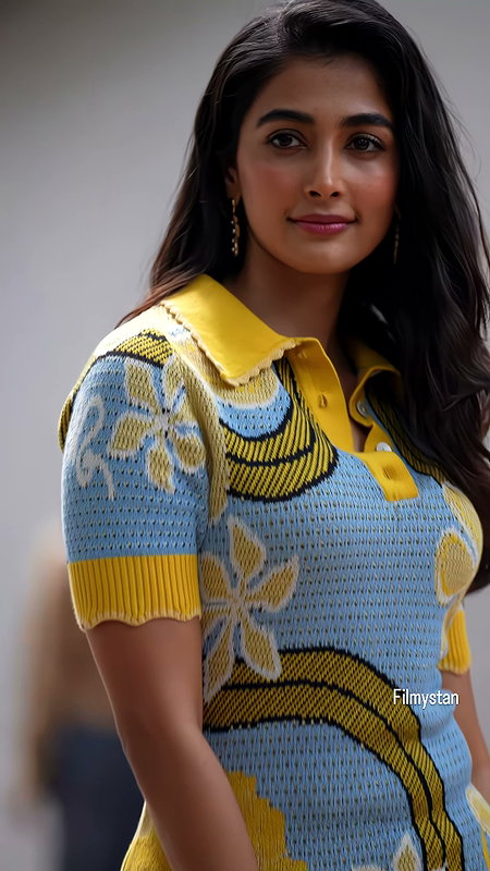 DUSKY DAMSEL SEDUCTIVE POOJA HEGDE DESIRED CHICK LOOKS HQ VIDEO (2)2