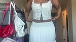 dusky desi lady hot in croptop ,deep navel and boobs (2)2