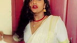 hot malayali girl sexy lowhip saree drape in white saree (2)2