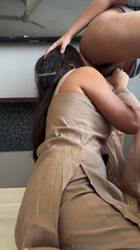 Indian hot model Moanicaah Ass eating and blowjob cum in mouth 2 clip (2)2