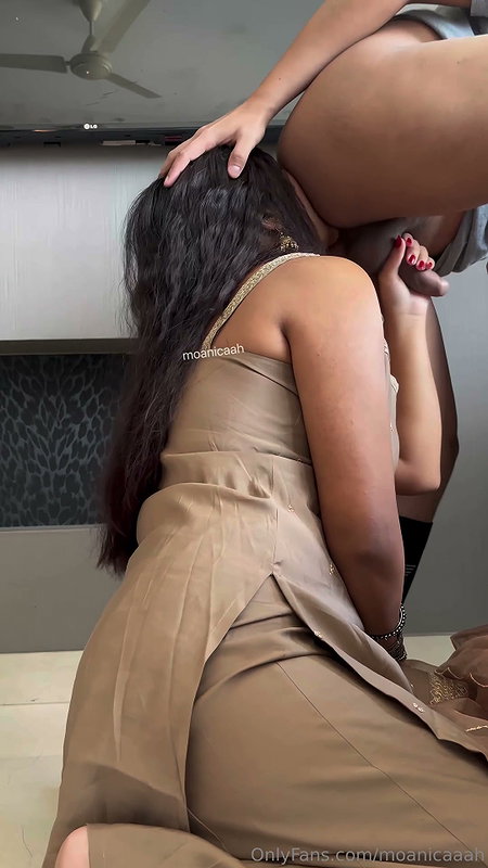 Indian hot model Moanicaah Ass eating and blowjob cum in mouth 2 clip (2)2