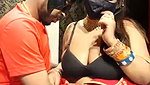 Indian Lisa passionate kissing Boobs pressing and fingering (2)2