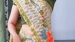 lankan lady deep fleshy navel in yellow saree (2)2