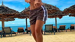 NORA FATEHI HOTTIE DESIRED TEASE ON BEACH HQ VIDEO (2)2
