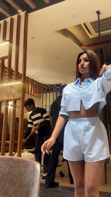 RAVISHING AAFAT RITU DUSKY GF MATERIAL HOT LOOKS (2)2
