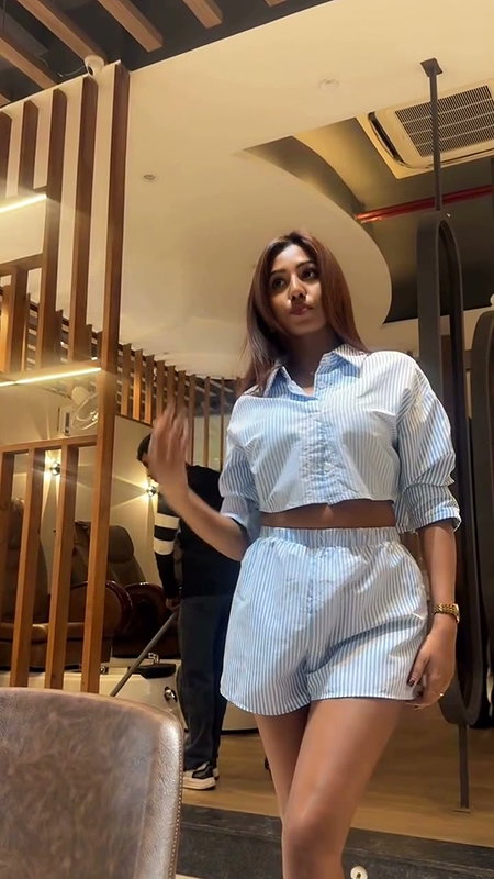 RAVISHING AAFAT RITU DUSKY GF MATERIAL HOT LOOKS (2)2
