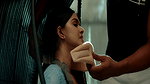 Sanjana Anand Red Hot Saree Curves Wet Smooching Seduction Song 4K – Hayagrriva (2)2
