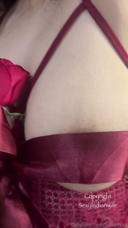 Sexyindianwife with rose and showing her Ass hole 2 clips (2)3