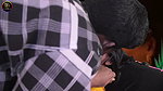 Shima aunty boobs kissed nicely in blouse & felt, navel kissed, face  cheek kiss (2)2