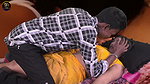 Shima aunty boobs kissed nicely in blouse & felt, navel kissed, face  cheek kiss (2)2