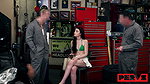 Dolly Paige – PervMechanic_ Four Cocks, One Desperate Girl (Power Corrupts)