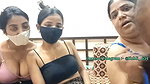 Honeyhush 4some show with face