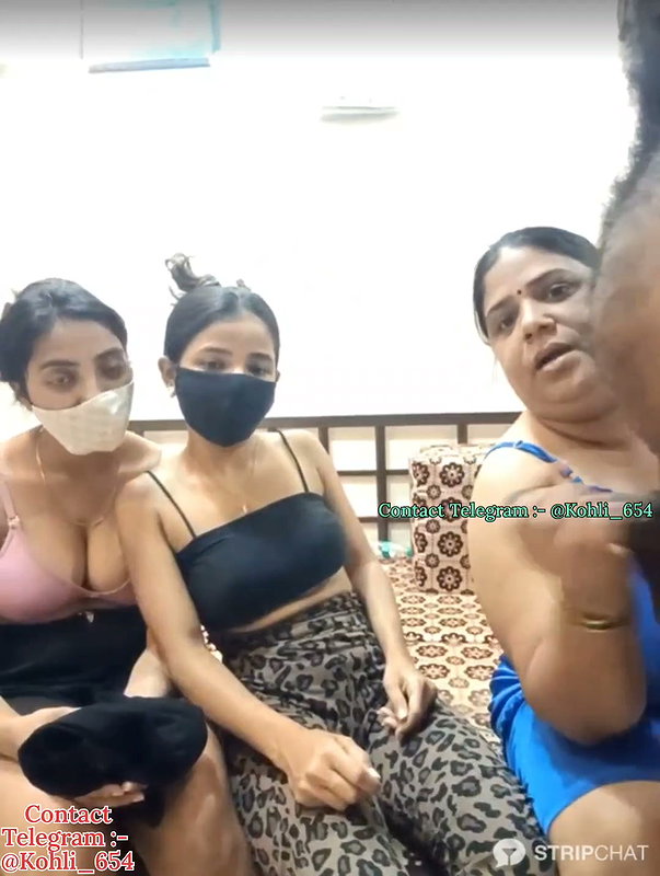 Honeyhush 4some show with face