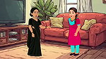 Cheating housewife with her bestfriend and her husband