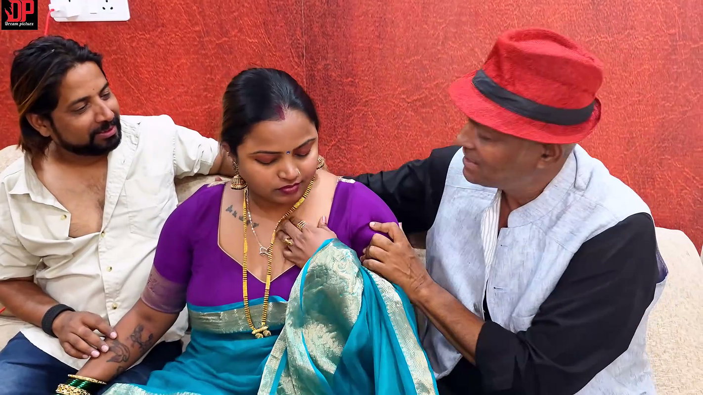 Indian Asian Uncle stepdaughter and Youngson Threesome Hardcore Indian style fucking Video