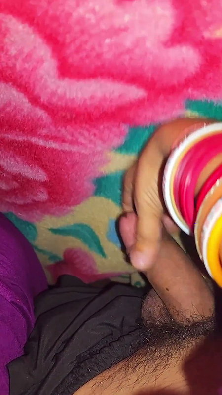 Indian Hottest Wife jerk husband Dick