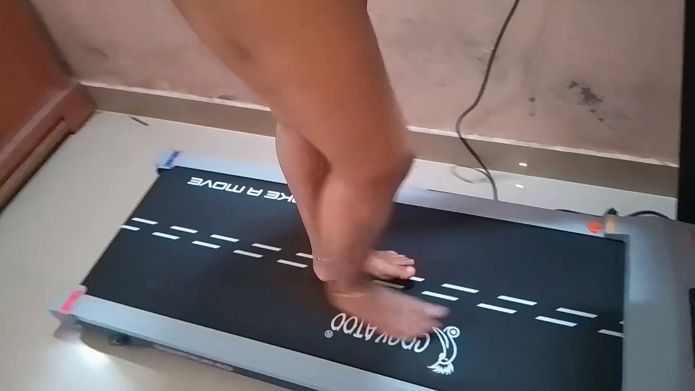Indian nurse doing morning exercise