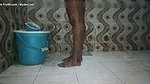 Indian tamil hot wife saranya bath show