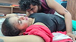 Lip lock with armpit lick and navel lick romance in bed