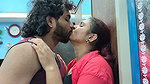 Neck kiss boobs press kiss romance in shirt and t shirt