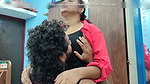 Neck kiss boobs press kiss romance in shirt and t shirt