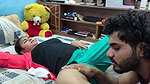 Pussy kiss and thighs kiss in palazza and shirt with t shirt
