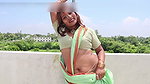 Step hot mom with First-time alone at home