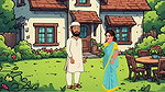 Stepuncle sex with his neighbour married aunty cheating housewife