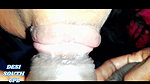 Indian Tamil Housewife Plowing Come in Mouth