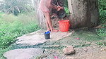Desi Bhabhi Outdoor Freshng in Morning
