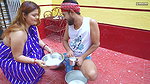 Desi Indian Milk Man Fucks Bhabhiji with Bucket of Milk Part 3( Hindi Audio )