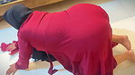 Hot Aunty Stuck Under Bed & Undress Her Big Ass When She Try to Act of Maid in Arab Hotel by Clean