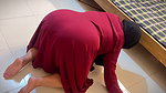 Hot Aunty Stuck Under Bed & Undress Her Big Ass When She Try to Act of Maid in Arab Hotel by Clean