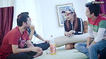 Little 18+ Step Sister Gets Multiple Cumshots on Her Face by Her Three Step Brothers